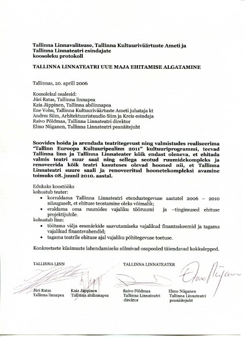 Uue maja ehituse kokkulepe